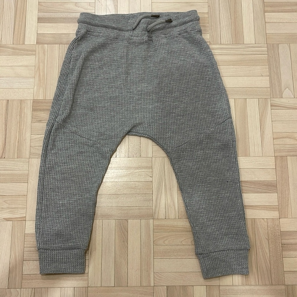 SUPERISM grey waffle joggers
